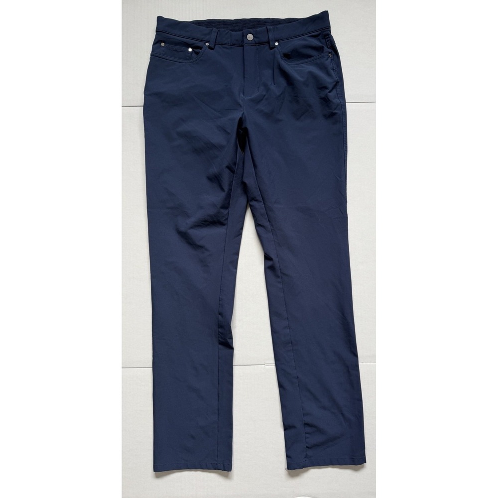 Greg Norman 5 Pocket Golf Pants 2 Pairs 32x32 Mens Navy And Grey